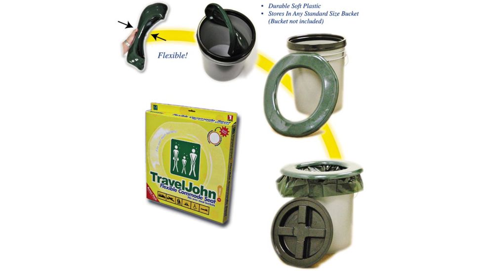 Travel John Flexible Pvc Commode Seat 66902