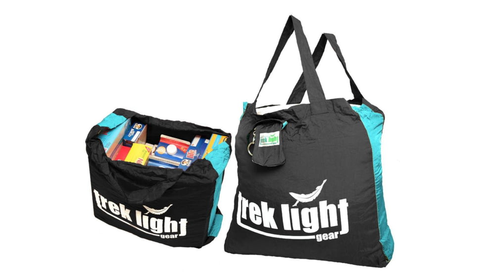Trek Light Gear Deluxe Eco Tote-Charcoal/Aqua