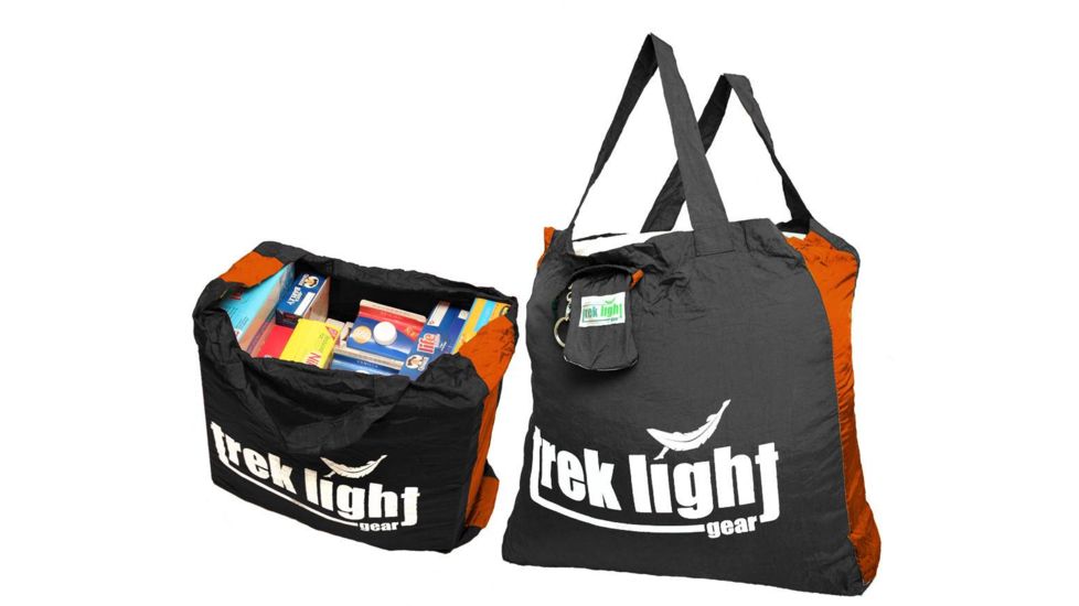 Trek Light Gear Deluxe Eco Tote-Charcoal/Orange