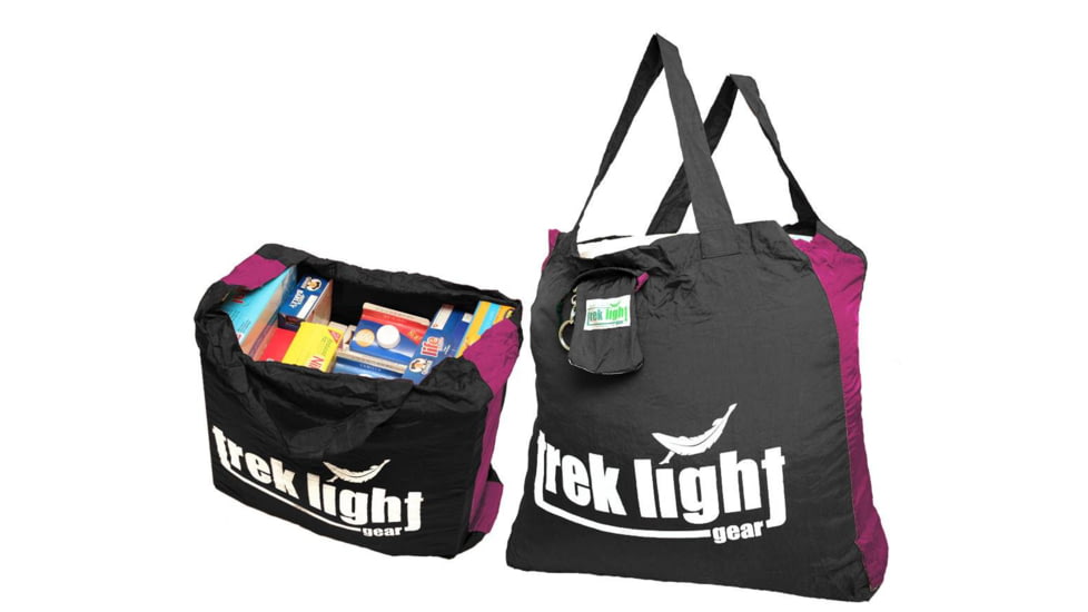 Trek Light Gear Deluxe Eco Tote-Charcoal/Pink