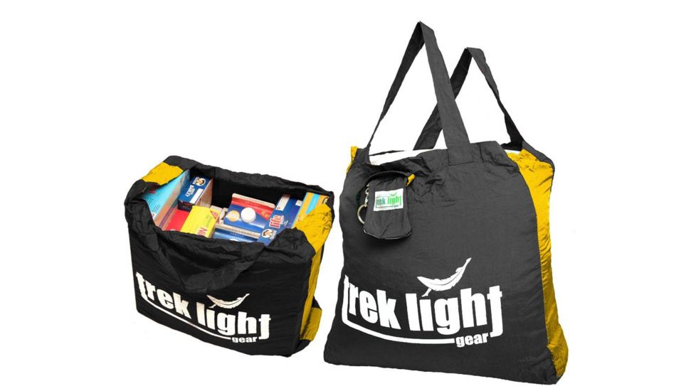 Trek Light Gear Deluxe Eco Tote-Charcoal/Yellow