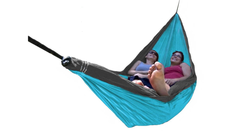 Trek Light Gear Double Hammock-Aqua/Charcoal