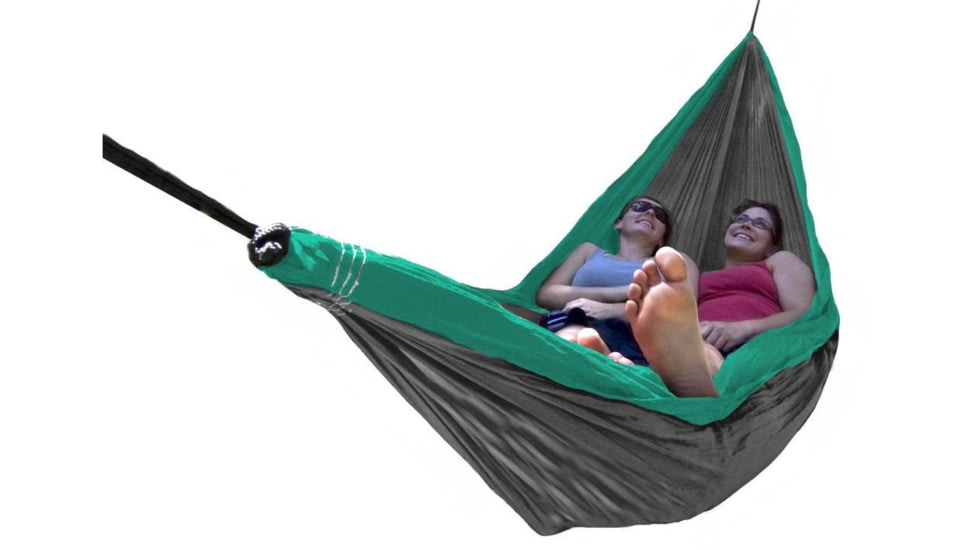 Trek Light Gear Double Hammock-Charcoal/Teal