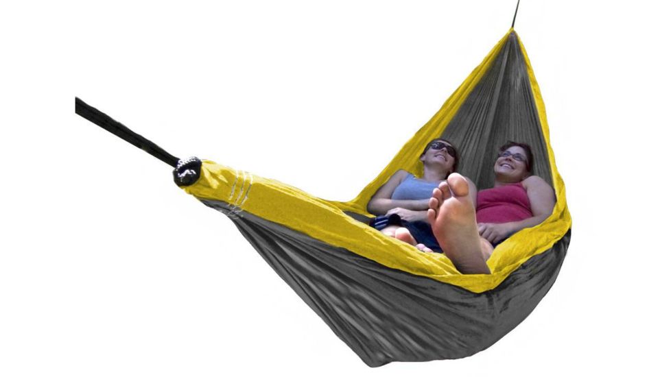 Trek Light Gear Double Hammock-Charcoal/Yellow