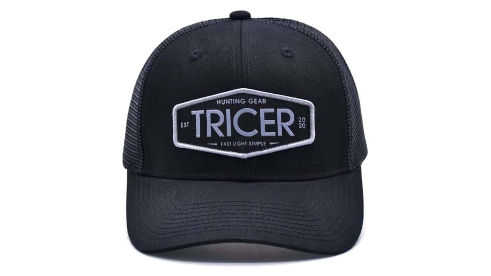 Tricer Classic Patch Hat, Black, HT-CLBL