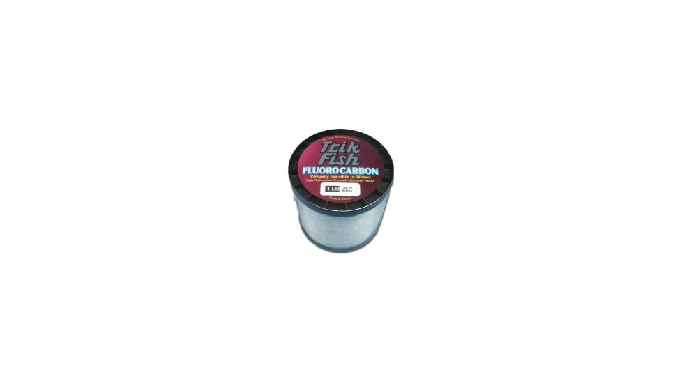 Trik Fish Fluorocarbon Line 1lb Spool 50lb 500yd Clear, C-FCB05001
