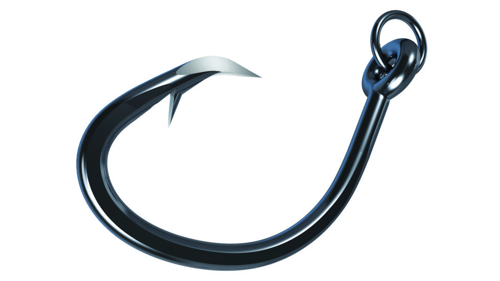 Trokar 619 Magnum Circle,Ringed,Offset,Heavy,Wire,Forged,Size 12/0 TK619HR-12/0