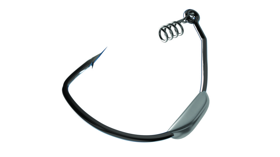 Trokar Magnum Weighted Swimbait,Super Wide Gap,Spring Bait Keeper,Forged,Ringed Eye,Size 3/0 TK170-3/0