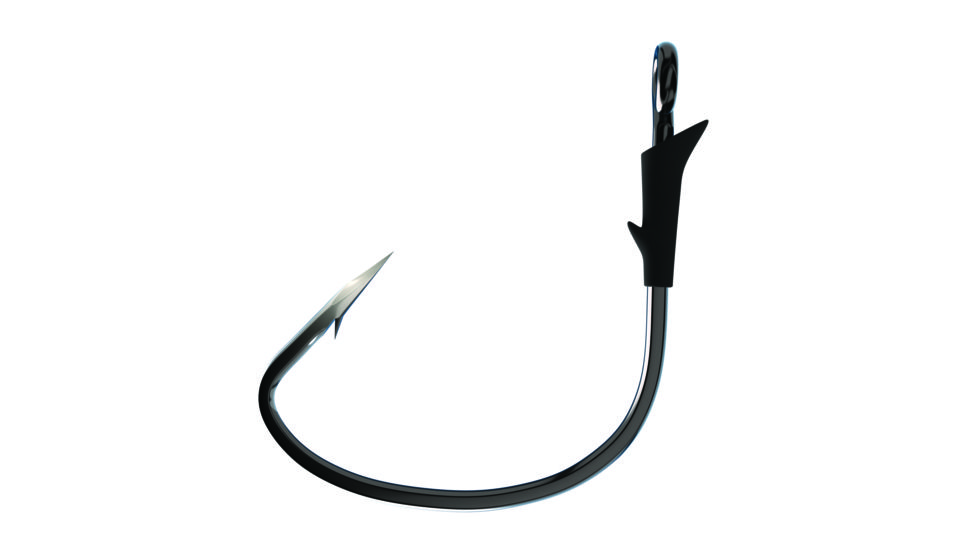 Trokar Tournament Tube,On Shank,Non-Offset,Ringed Eye,Forged,Size 1/0 TK190-1/0