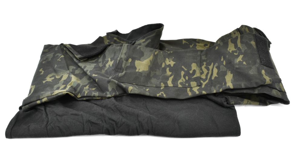 Tru-Spec 1/4 Zip Tactical Response Combat Shirt 50/50 Nylon/Cotton Rip-Stop, MultiCam Black, Medium Regular 2539004