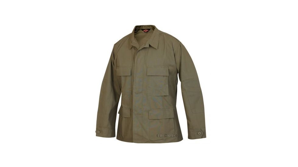 Tru-Spec 100% Cotton Ripstop BDU Jacket - Men's, Olive Drab, 4XL, Regular Length 1568009