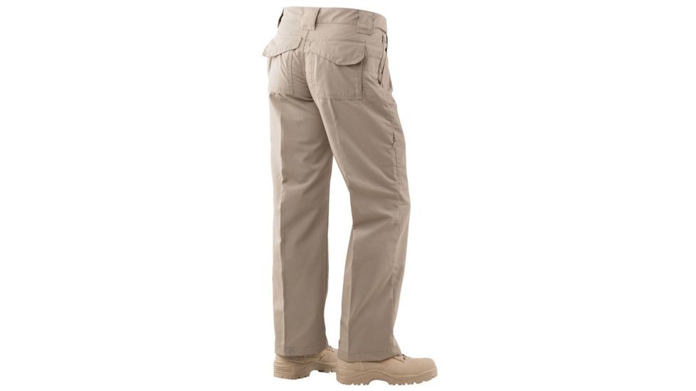 Tru-Spec 24-7 Ladiesft Classic Pants, Teflon, PolyCotton RipStop, Khaki, Size 6 1193004