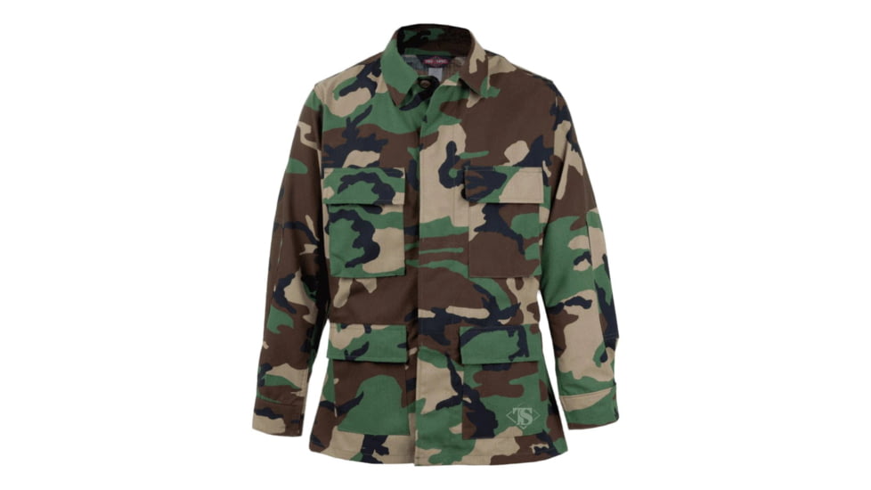 TRU-SPEC BDU Original Ripstop Jacket - Mens, Woodland, XLL, 1270026