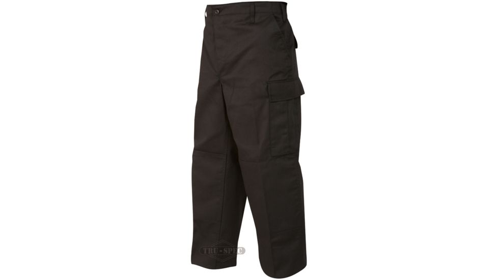 TRU-SPEC BDU 60/40 Co/Poly Twill Pants - Men's, Black, Extra Small, Long, 1732022
