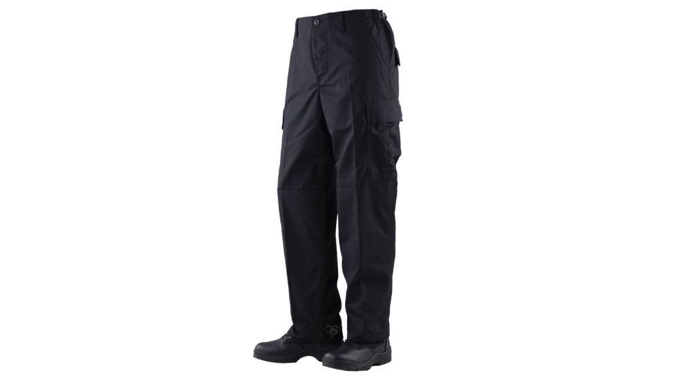 TRU-SPEC BDU 60/40 Co/Poly Twill Pants - Men's, Black, Extra Small, Long, 1732022