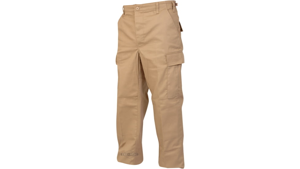 TRU-SPEC BDU 60/40 Co/Poly Twill Pants - Men's, Tan, Extra Small, Regular, 1718002
