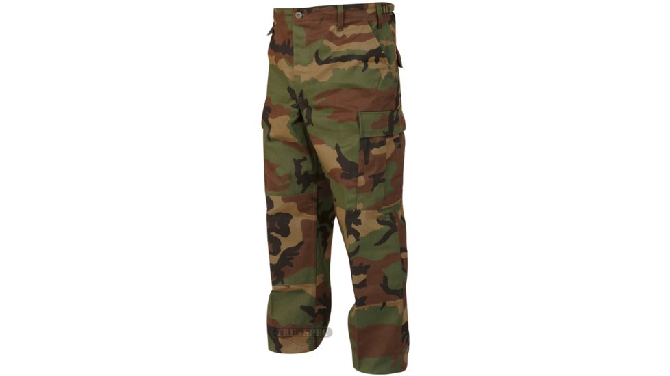 TRU-SPEC BDU 60/40 Co/Poly Twill Pants - Men's, Woodland Camo, Extra Small, Long, 1826022