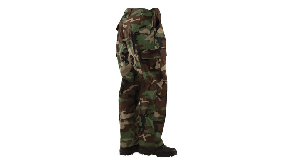 TRU-SPEC BDU Pants, Cotton Ripstop - Men's, Woodland Camo, Waist 40-42 in, Regular, 1505006