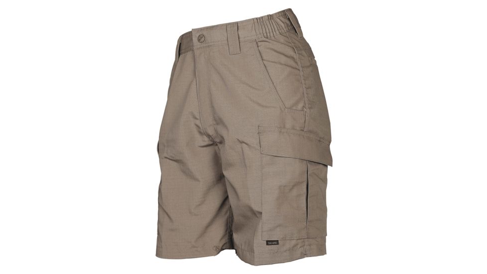 Tru-Spec Men's TRU Simple Tactical Shorts, Polyester/Cotton Rip-Stop w/ Cargo Pockets, Coyote, 38 4279007