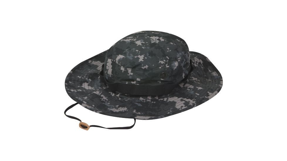Tru-Spec Military Boonie, TRU DIGITAL URB W/ WIDE BRIM &amp; LOOPS, 7 3211003