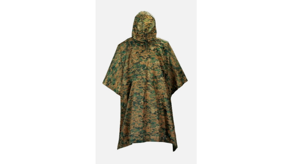 TRU-SPEC Military Poncho, W/P Digital, ONE SIZE, 3128000
