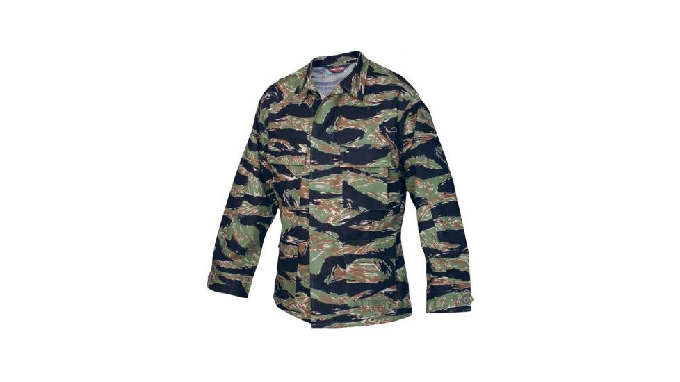 Tru-Spec Original Jacket - Men's VN Tiger Stripe Rip Stop BDU, Extra Small, Long 1590022