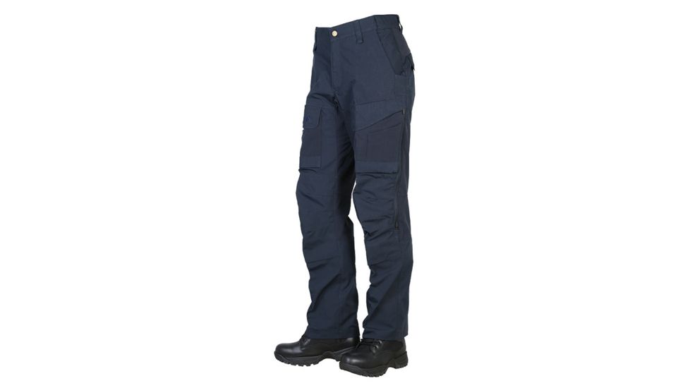 TRU-SPEC Rip-Stop EMS Xpedition Unhemmed Pants - Mens, Navy, Waist 28, Unhemmed, 1199082