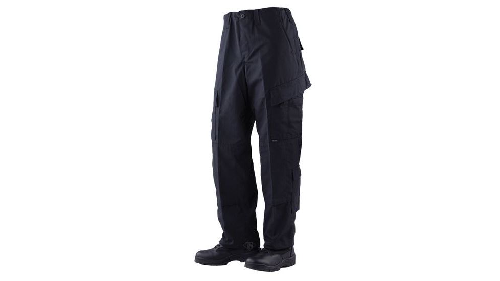 TRU-SPEC TAC T.R.U. Cotton/Nylon Ripstop Trousers - Men's, Black, Large, Regular, 1392005