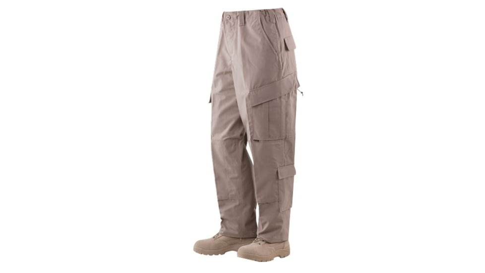 TRU-SPEC TAC T.R.U. Cotton/Nylon Ripstop Trousers - Men's, Khaki, Medium, Long, 1394024