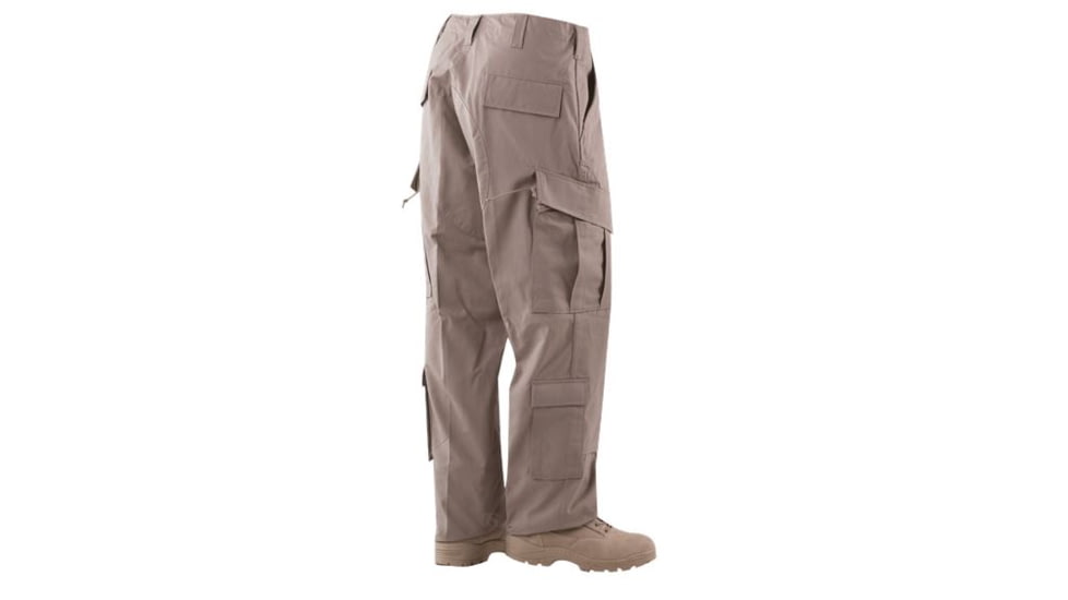 TRU-SPEC TAC T.R.U. Cotton/Nylon Ripstop Trousers - Men's, Khaki, Medium, Long, 1394024