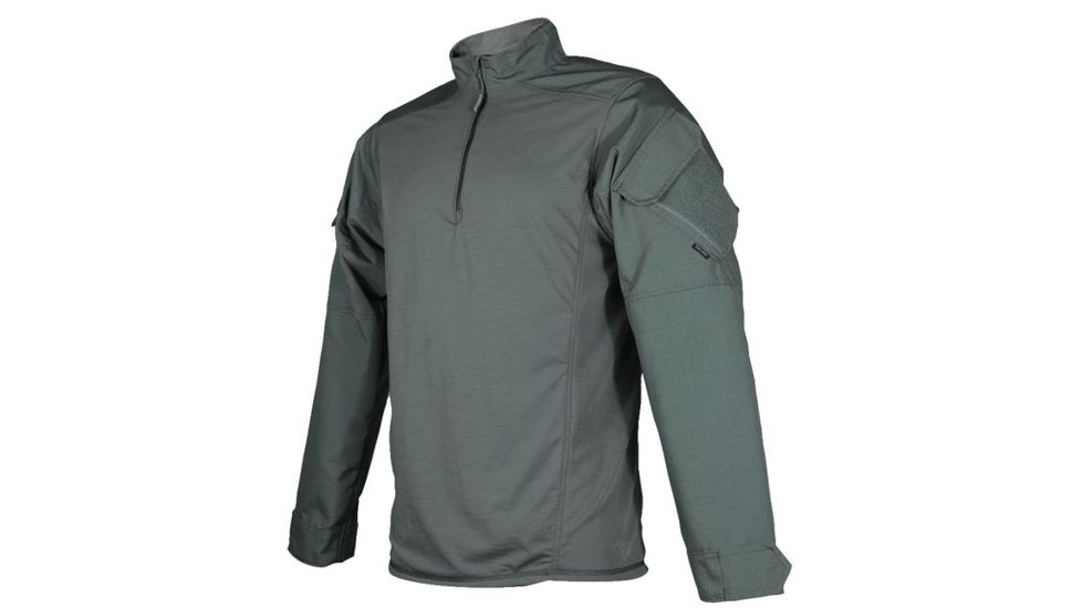 Tru-Spec Urban Force TRU 1/4 Zip Combat Shirt, OD Green, XLR 2584006