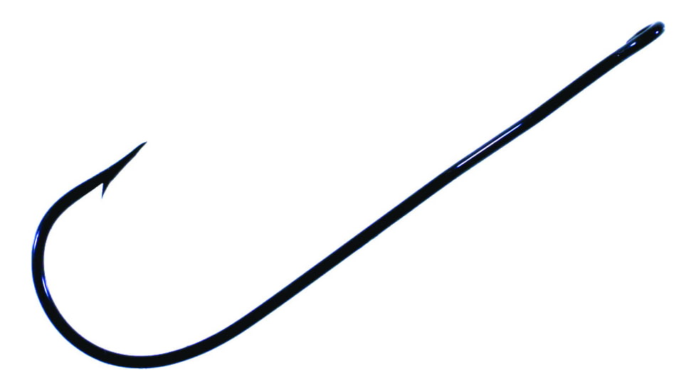 Tru-Turn Aberdeen Panfish Hook, Spear Point, Light Wire, Non-Offset, Ringed Eye, Blue, Size 2, Pack Of 9, 860ZS 2