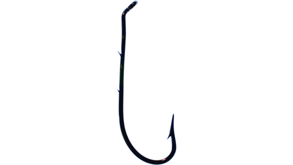 Tru-Turn Baitholder Hook, Forged, Offset, Down Eye, Bronze, Size 4, 7 Per Pack, 307ZS 4