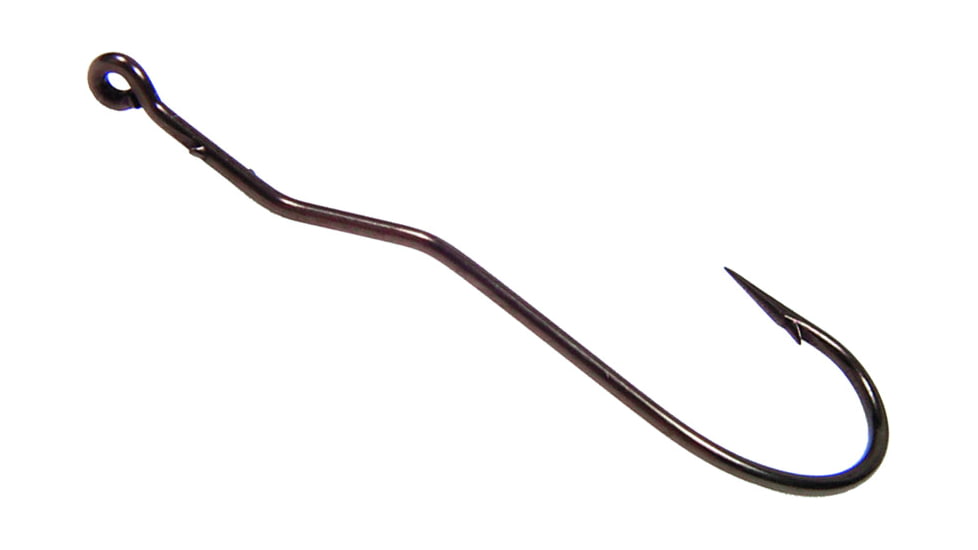 Tru-Turn The Brute Worm Hook, 2 Sliced Shank, Bronze, Size 4/0, 4 Per Pack, 007ZS-4/0