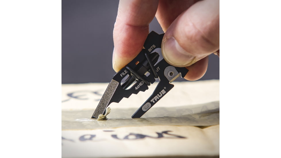 TRUE 18-in-1 Fishface Pocket Multi-Tool, Black, TRU-TOL-0028