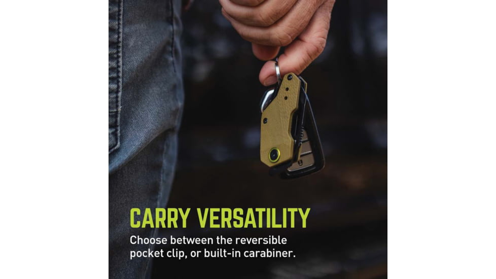 TRUE Berm Keychain Linerlock OD/BK, TRUFMK0019