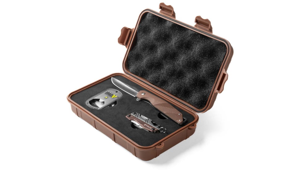 TRUE Dav Support Folding Knives Kit, 3in, 7Cr17MoV, Drop Point, G10 Handle, TRU-BND-0001