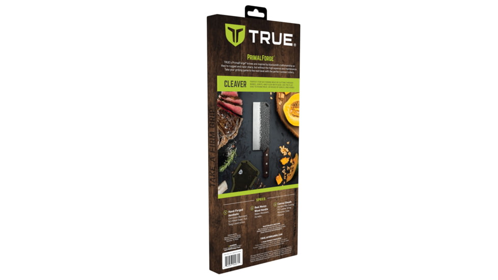 TRUE Primal Forge Cleaver Kitchen Knife