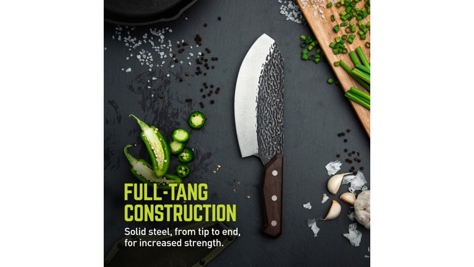 TRUE Primal Forge Rocker Butcher Kitchen Knife