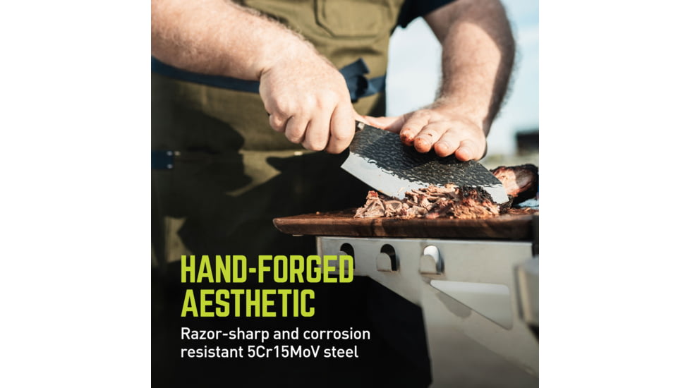 TRUE Primal Forge Rocker Butcher Kitchen Knife