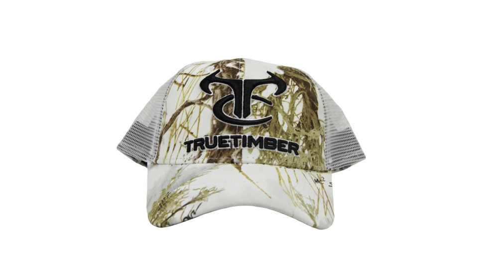 TrueTimber Camo Logo Ball Cap, Snow, One Size, 0404