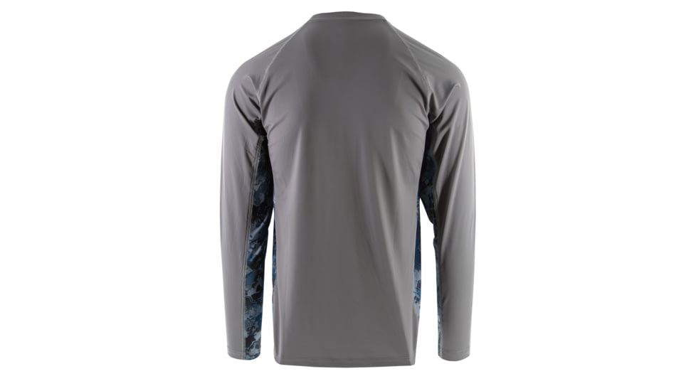 TrueTimber Mirror Lake Chiller Long Sleeve - Mens, December Sky/Viper Aqua, Large, 841985160828