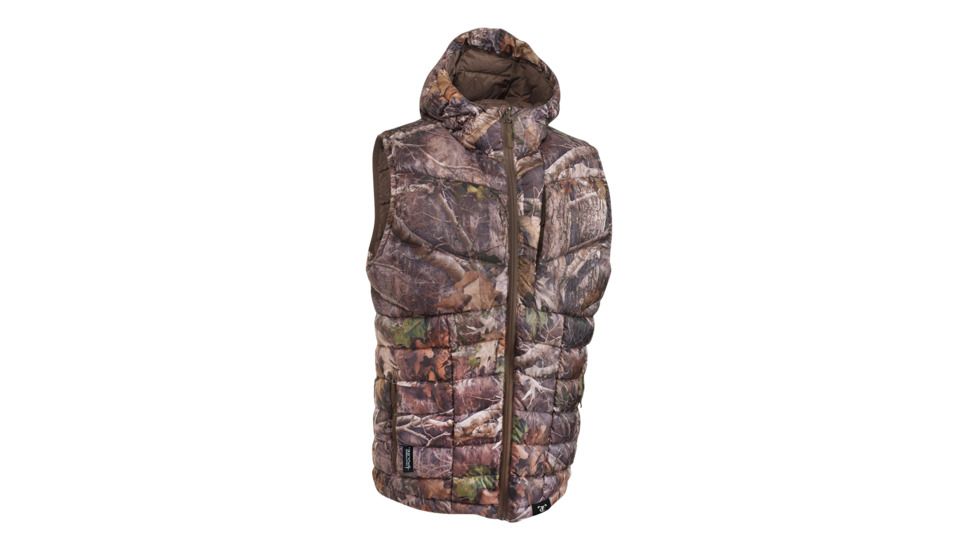 TrueTimber Pulse Lightweight Packable Down Hooded Vest - Mens, Kanati, Medium, 0026-M