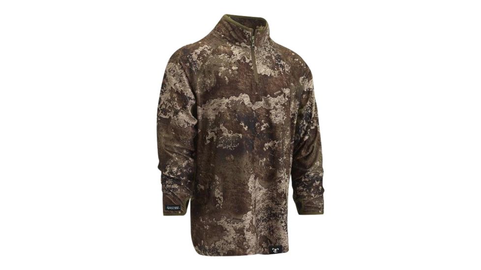 TrueTimber Pulse Performance 1/4 Zip - Mens, Strata, Large, 0123-L