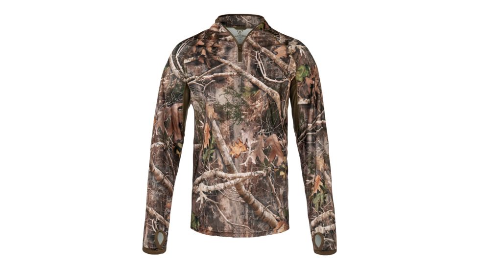 TrueTimber Pulse SilverTec Heavy Weight 1/4 Zip - Mens, Kanati, Medium 0005-M