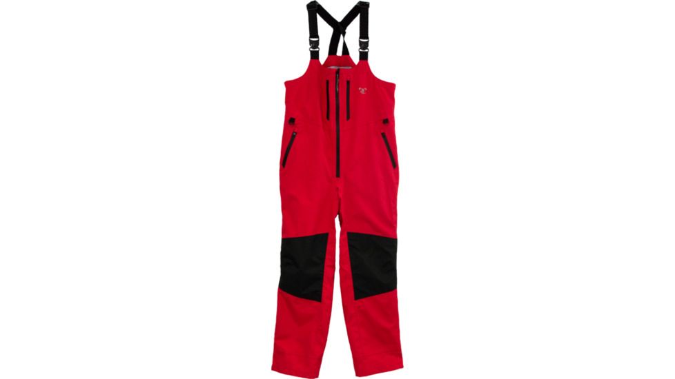 TrueTimber WaveTamer Bib - Mens, Cardinal/Jet Black, Medium, 0753-CA/JB-M