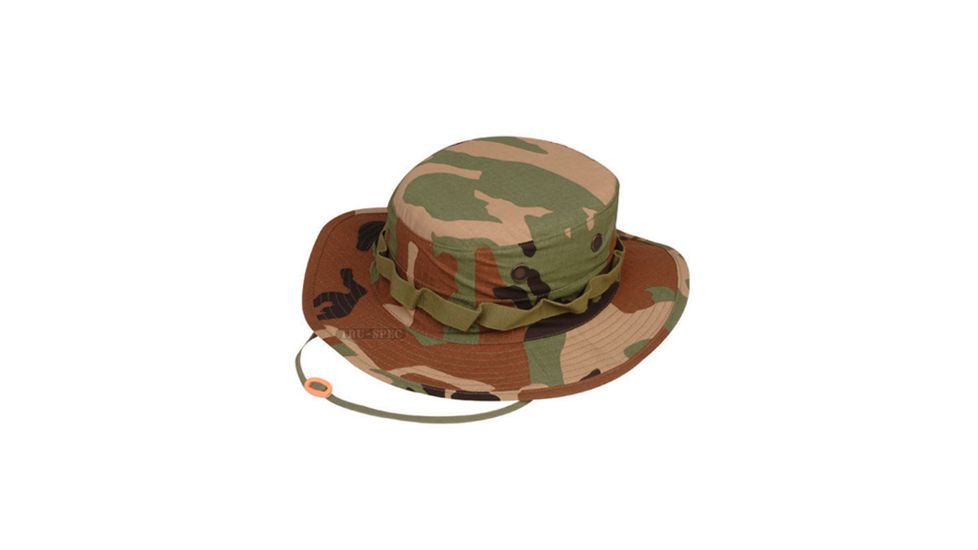 Tru-Spec Military Boonie, TRU DIG. W/P W/WIDE BRIM &amp; LOOPS, 7-3/4 3261006