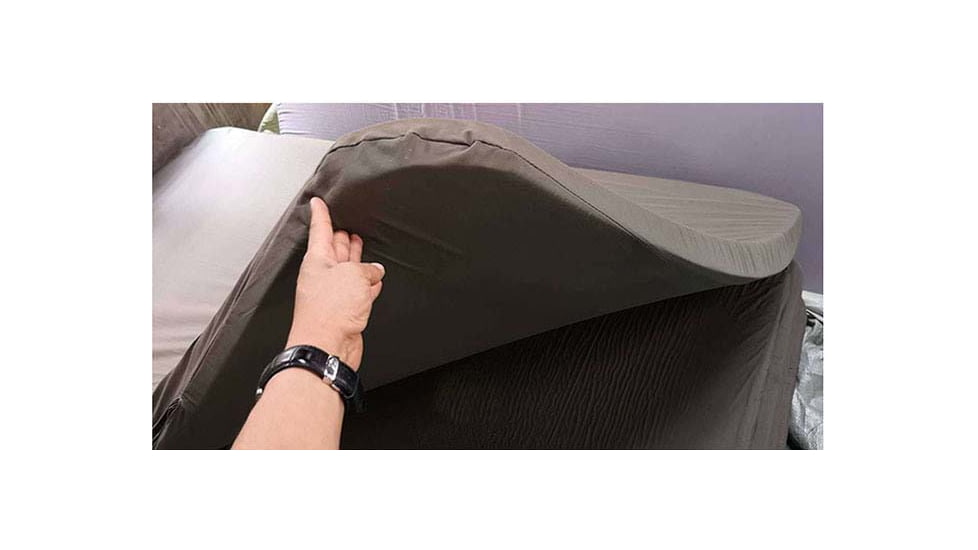 TRUSTMADE Hardshell Rooftop Tent, Black/Grey, 82.7x49x35.4in, OR02RT01-BlackGrey