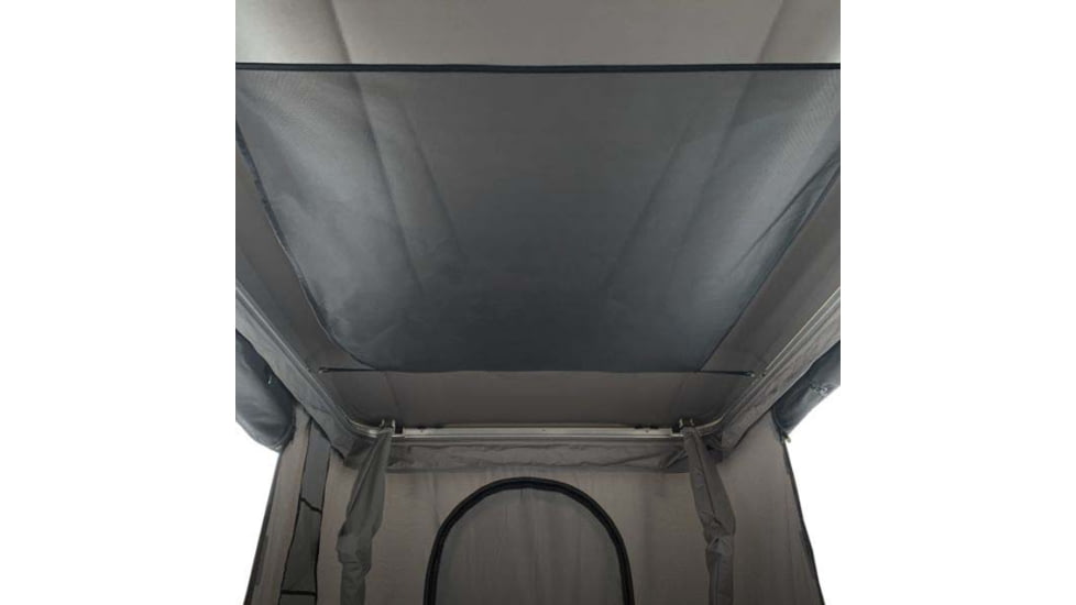 TRUSTMADE Hardshell Rooftop Tent, Black/Grey, 82.7x49x35.4in, OR02RT01-BlackGrey