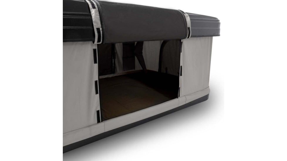 TRUSTMADE Hardshell Rooftop Tent, Black/Grey, 82.7x49x35.4in, OR02RT01-BlackGrey